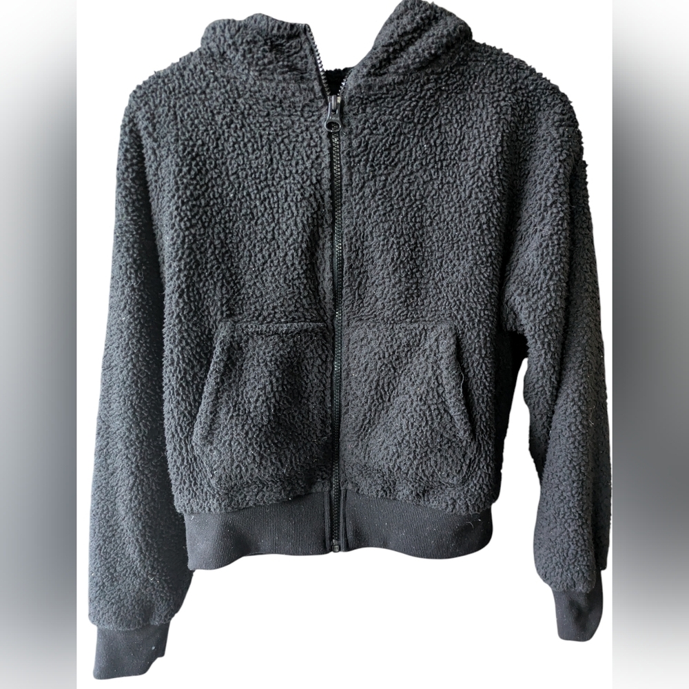🌞4/20$ Cozy Black Fleece Women's Jacket